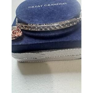 Kohl's Fine Silver Plate Great Grandma Bracelet